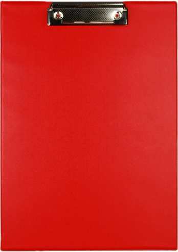 Zip Clipboard Foolscap Red